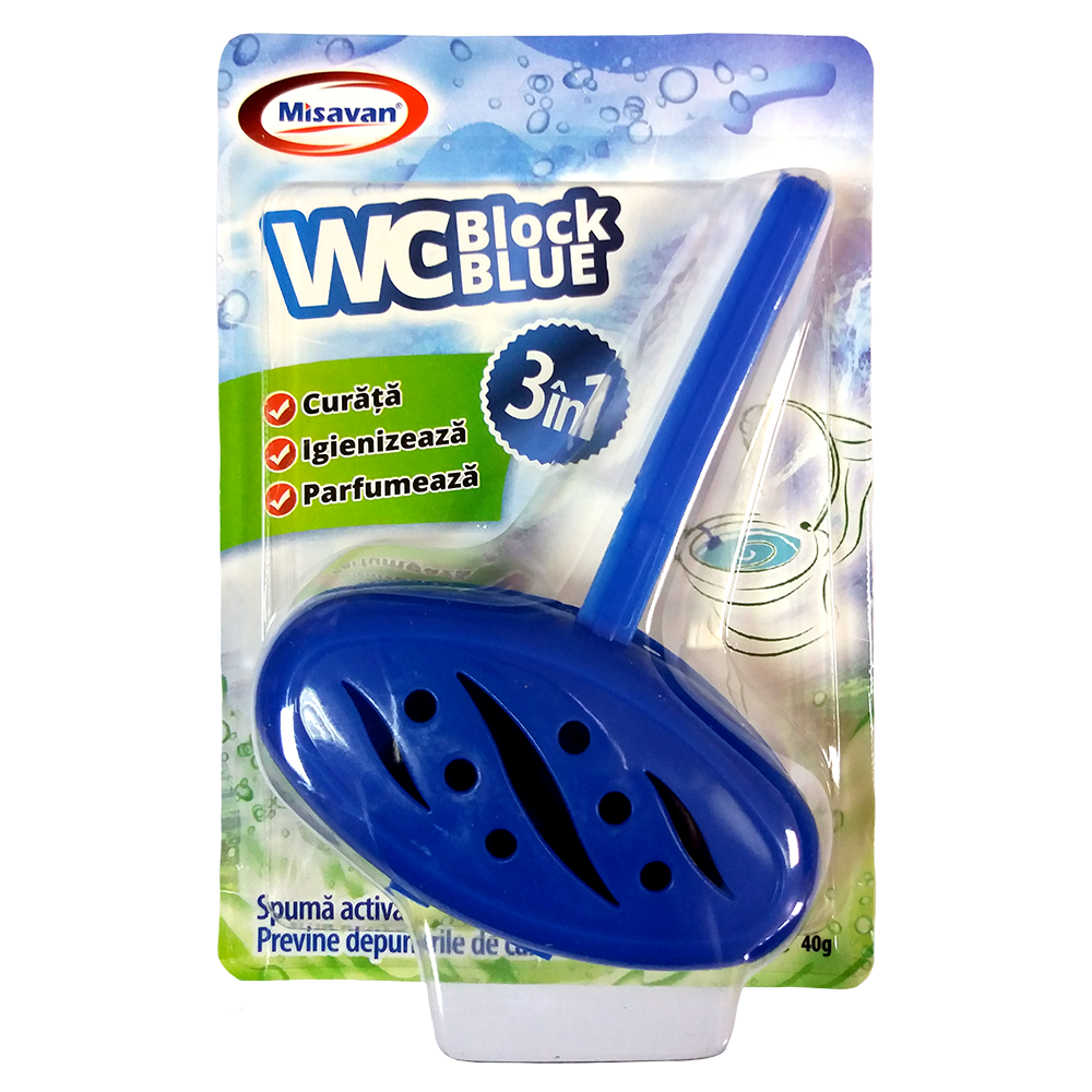 Odorizant toaleta Misavan Wc Block Blue 40g