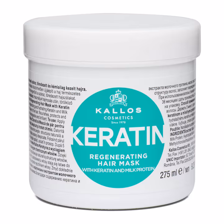 Kallos Mască de păr regeneratoare cu Keratină, 275 ml